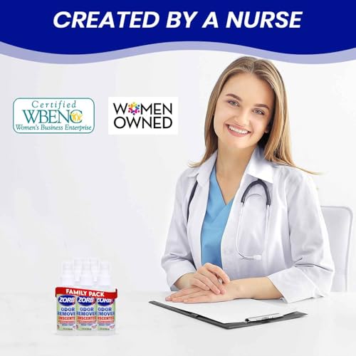 ZORBX Mini spray eliminador de odor sem perfume – Usado em hospitais e instalações de saúde | Fórmul