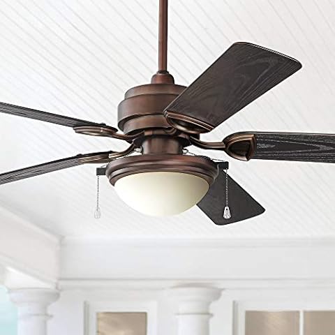 Casa Vieja 52" Ceiling Fan with LED Light Cover