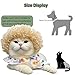 Dinhala Amusing Pet Dog Wigs Costume, Granny Pet Cat Wigs Costumes Trimable for Halloween Christmas Birthday Parties & Other Holiday Role-Playing