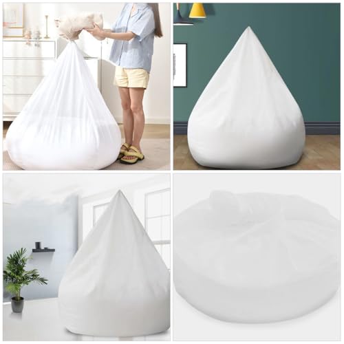 Funda interior transpirable para sillón de 80x90 cm en tela blanca resistente 4