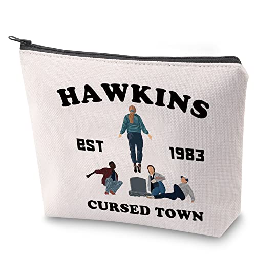 ZJXHPO ST Movie Kosmetiktasche Est 1983 Make-up-Tasche mit Reißverschluss, mittlere Schule, Federmäppchen für Sie Film-Kulturbeutel, Gegründet 1983, Nein Cover