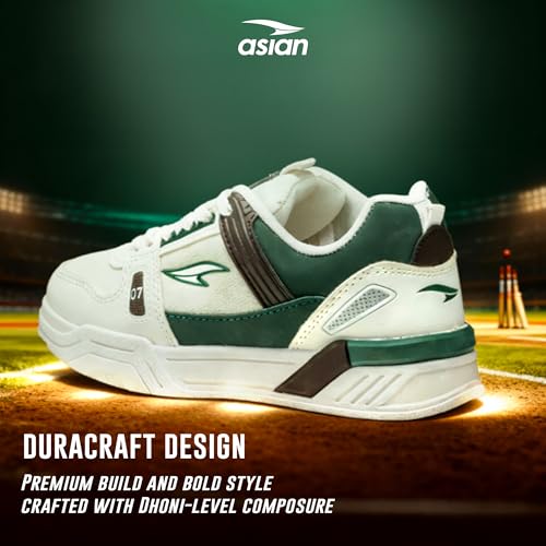 Image of ASIAN Men CHICAGO-01 Stylish Casual Mid Top Sneakers and Trendy Shoes with Laces for Men & Boys | Perfect for Wearing to Outings, and Comfortable All-Day Use, Stylish and Durable