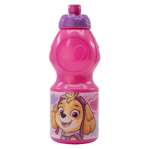 ALMACENESADAN, 4955 Paw Patrol Girls Skye Everest Paw Patrol Pack bestehend aus 400 ml Sportflasche und mehrfarbigem rechteckigem Sandwichmaker wiederverwendbar, BPA-frei