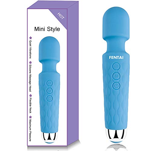 Waterproof Wand Massager, Powerful Cordless Handheld Electric Vibrations Massager, Stress Away Sports Recovery