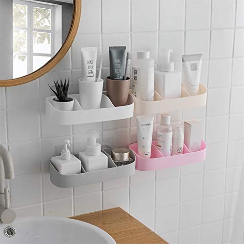 Support de rangement triangulaire en plastique pour une routine de douche ordonnée - 3