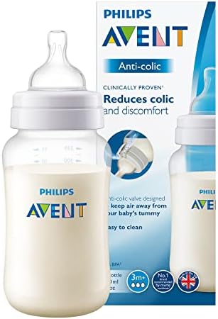 Philips Avent SCF816/17 Anti-Colic Bottle, Compatible with AirFre...