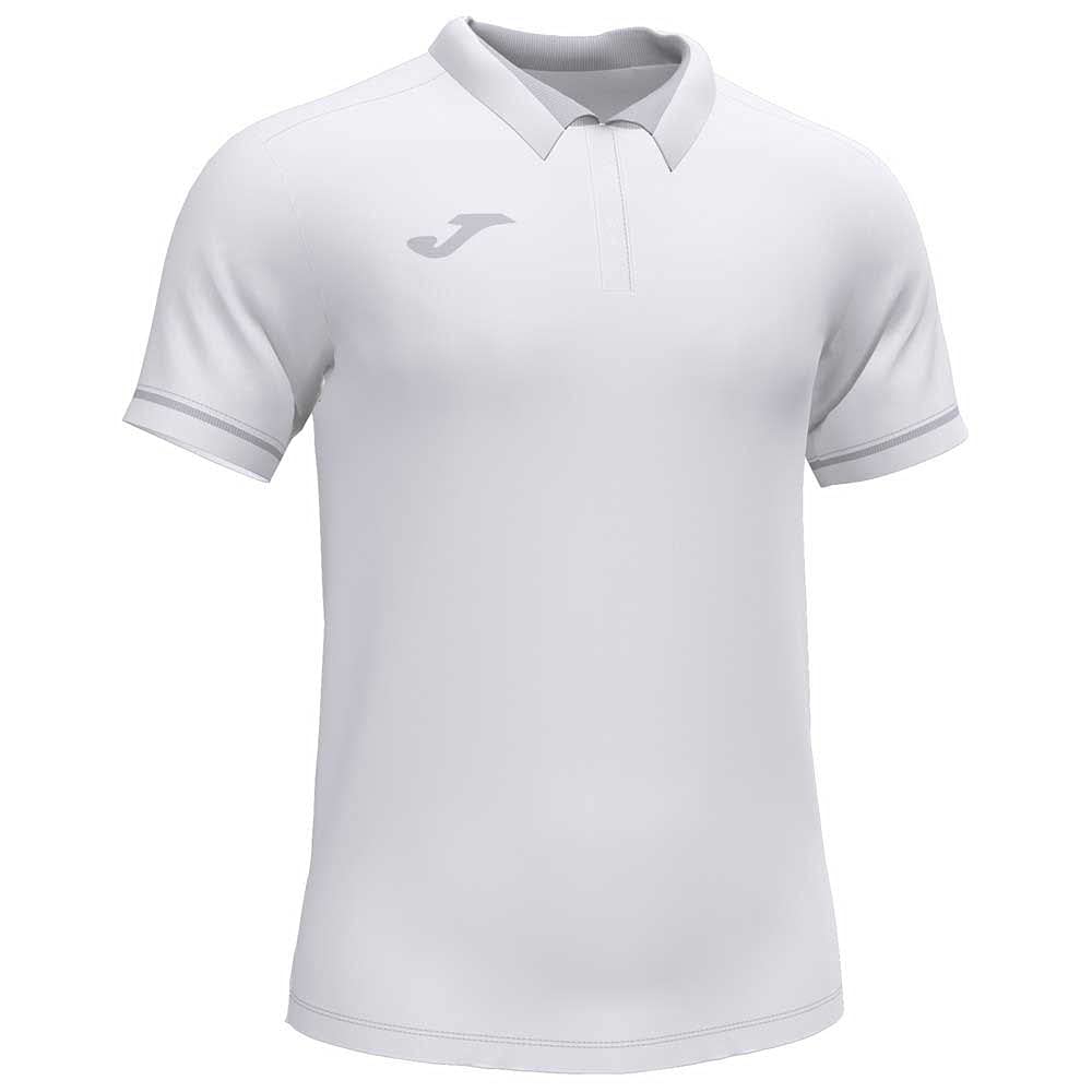 Joma Men's Championship Vi Training Polo Shirt White Grey