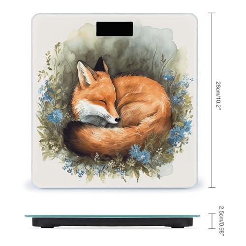 Báscula digital para baño con plataforma de vidrio templado miniatura 2