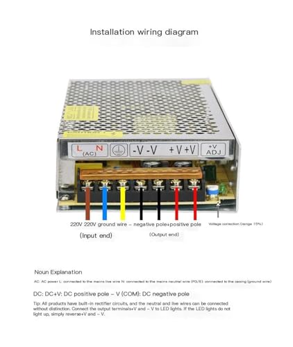 Transformateur de puissance 12V 200W à découpage pour éclairage stable et sans baisse