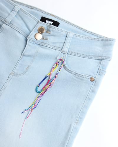 DKNY Girls' Super Stretch Denim Jegging Jeans - Casual Skinny Jeans for Girls (7-14) - Blue3