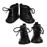 hacer botas para nancy Diseño detallado: cada detalle de estas botas de muñeca está elaborado con precisión, agregando un toque de elegancia al guardarropa de sus muñecas y resaltando la artesanía, vestido de muñeca de cuero de pu, botas de muñeca en miniatura