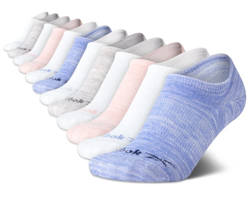 Reebok Women's Socks - Lightweight No-Show Liners (12 pack)