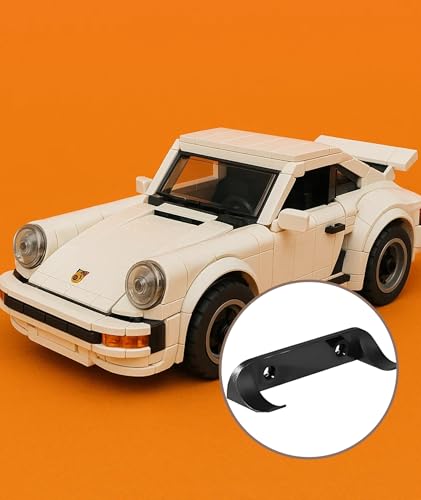 Image of 5 Pcs Car Wall Mount for Lego Car Set, Wall Mount, 2.79 * 0.9 * 0.55 Inch Display Shelves Suitable for Car Collectors (Black)