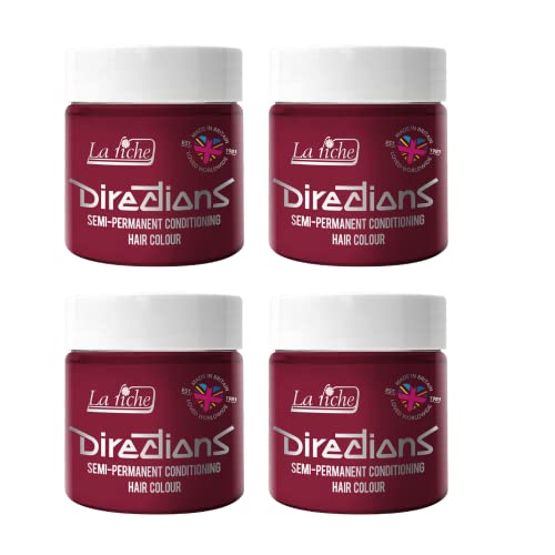 La Riche Directions Semipermanente Haarfarbe 100 ml Dose 4 Packung (Tulip) La Riche Directions Semipermanente Haarfarbe 100 ml Dose 4 Packung (Tulip)