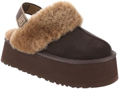 UGG W FUNKETTE ブラウン UGG Pantufa feminina Funkette, Cedro Queimado, 5 | Amazon.com.br