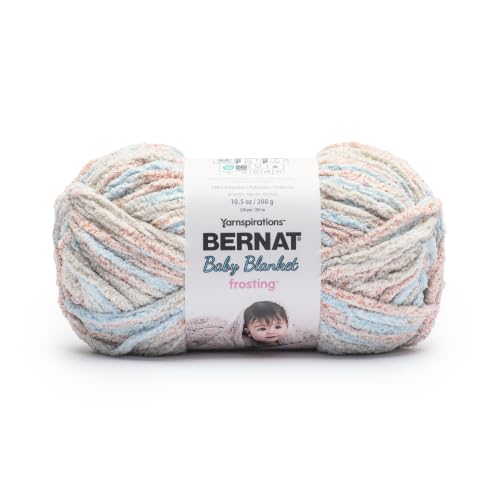 Image of Bernat Baby Blanket Frosting Yarn for Crocheting Soft, Pottery Wheel