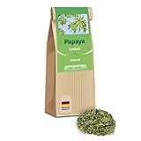 Papaya-Blätter und Papaya-Stängel luftgetrocknet und geschnitten ohne weitere Zusatzstoffe (250 g (1 er Pack))