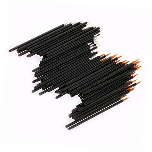 SMASOLO 100�g���̂ăA�C���C�i�[�u���V �v���X�`�b�N�n���h�� �i�C������ �ɍ׃`�b�v ���C�N�u���V �A�C���C�N�c�[�� ���L�b�h�A�C���C�i�[�Ή� �v�� �z�[���p