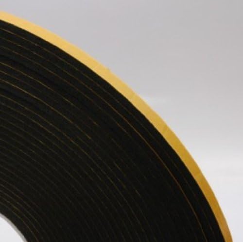 Virtual Plastics Double Sided Foam Tape - Heavy Duty Glazing Tape - Black 5mm Thick x 10mm Wide x 12m Long - Image 3