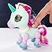 Zoomer - Zupps Tiny Unicorns, Breeze, Interactive Unicorn with Light-up Horn, for Ages 4 and Up