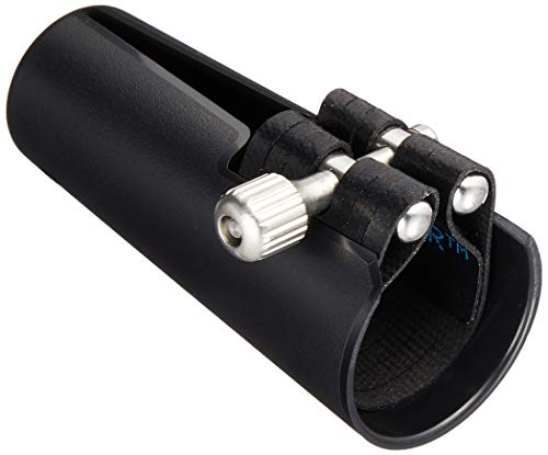 Rovner 1E Dark Ligature With Cap For Bb German String/Eb Clarinet, Nickel Fittings #TOP1