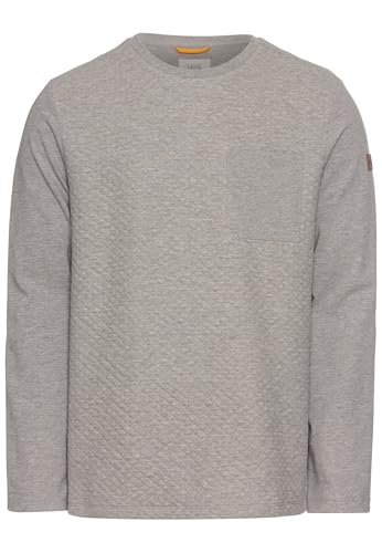 Preisvergleich Produktbild camel active Herren Langarmshirt mit Brusttasche Grau menswear-3XL