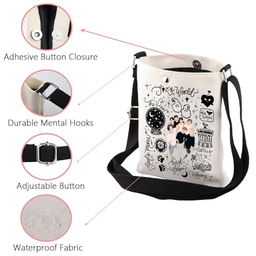 WSNANG Korean Group Member Crossbody Bag Stay Fan Shoulder Bag Stay Fandom Gifts Music Lover Gifts4