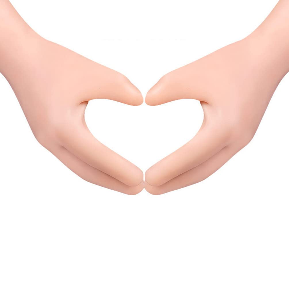 FOMIYES Moisturizing Sun Protection Gloves Long Dry Skin Care Hand Mask Gloves for Home Use