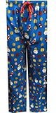 MJC Mens Super Mario Power Ups Royal Blue Cotton Lounge Pants (XX-Large)