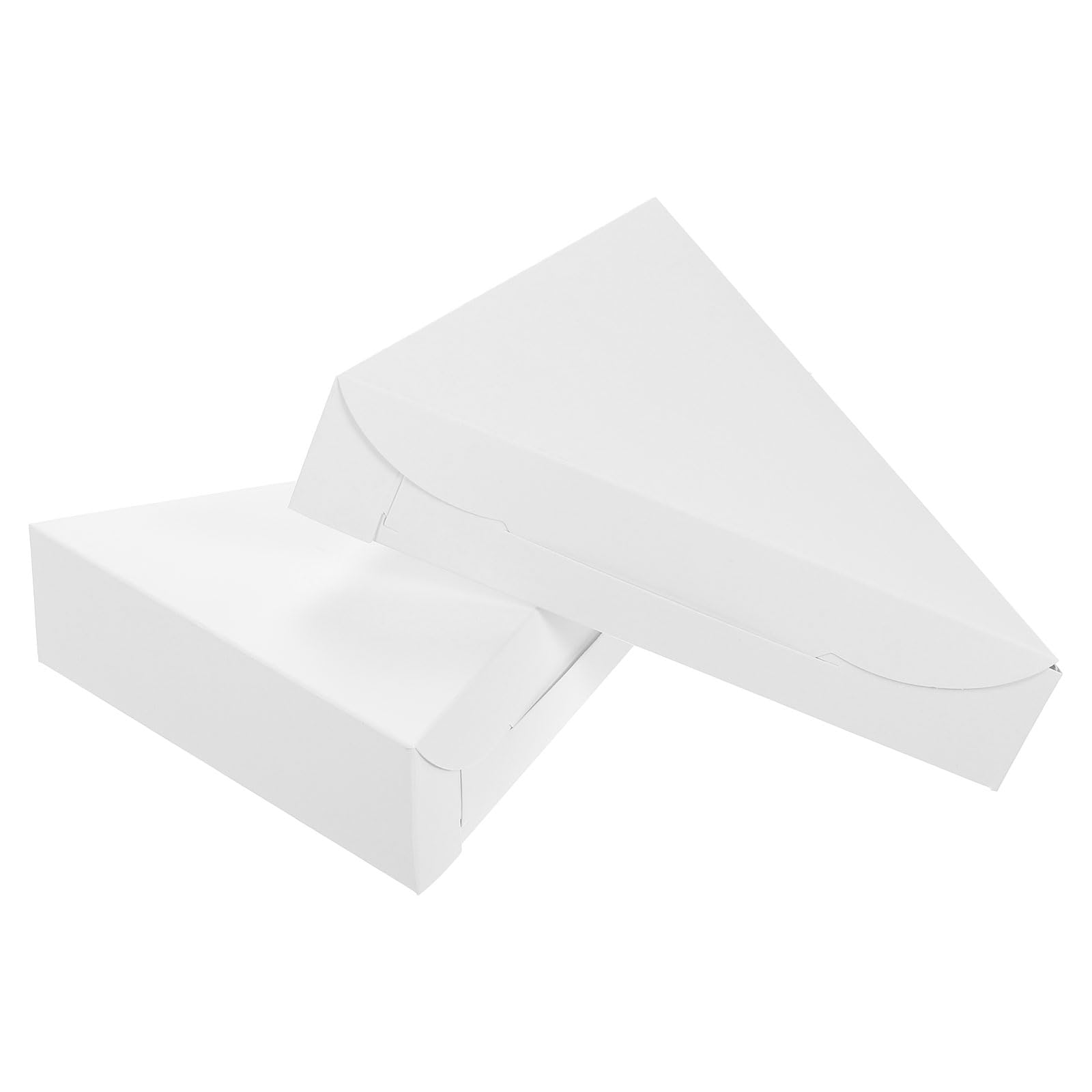 QUARKZMAN Scatole per Pizza 24 Pezzi 8.07x6.5x1.77 Pollici Contenitore Fetta Singola Bianco