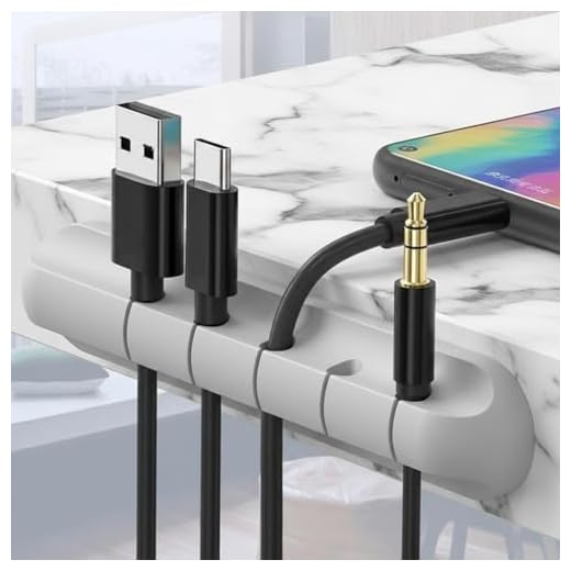 1pc Cable Management Organizer, Desktop Cable Winder, Earphone Cable Tidy Tool