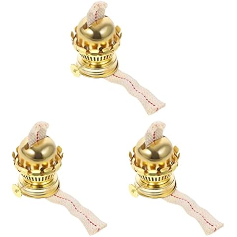 OSALADI Kerosene Lamp Burner Replacement Wick Set Cover