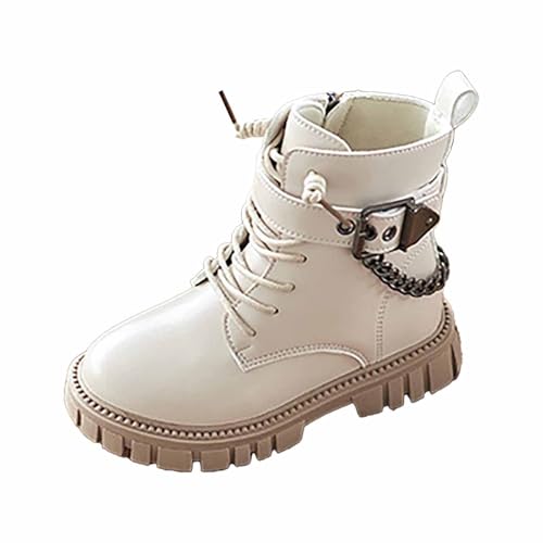 Bottine avec zip pour garçon et fille en cuir synthétique chaud
