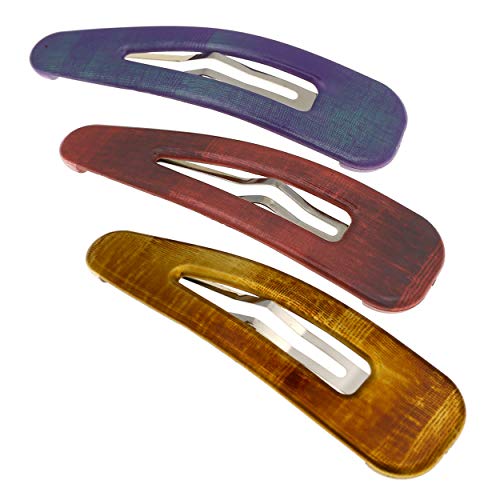 Camila Paris CP2933 - Juego de 3 pinzas para el pelo francesas para mujer, diseño de pasador, accesorios para el pelo para mujer