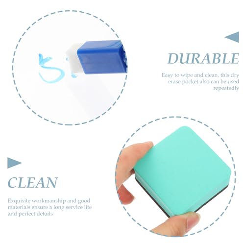 Pochette transparente réutilisable effaçable pour protéger documents des taches - 7