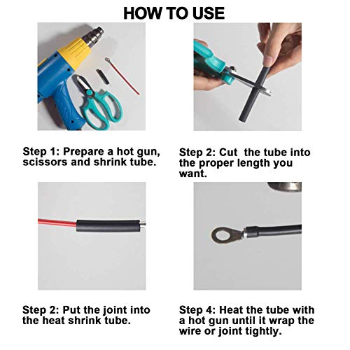 image for 1.5 inch (Diameter) 3:1 Waterproof Heat Shrink Tubing Kit, Large Marin