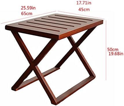 Telephone Table, Chinese Style Square Side Table,Hotel Luggage Rack,Small Coffee Table and Telephone Table,Nightstands for Sofa Couch Bed for Living Room Bedro(