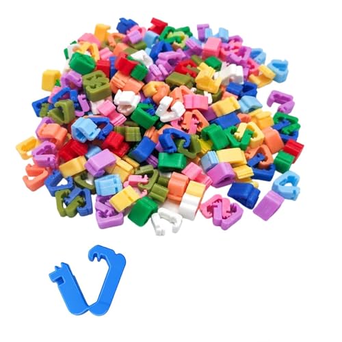 200 Stück Ballonverschlüsse, PVC Luftballon Verschluss Clip, Knotenhilfe zum sch