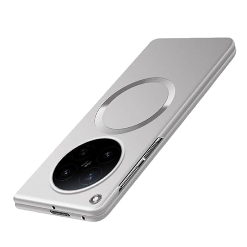 OPPO Find N6�Ή� �P�[�X ���C�z�� ���C�����X�[�d�Ή� �Ռ��z�� �y�� �ɔ� PC�n�[�h�܂肽���݃X�}�z �J�o�[ N6-PC-60429 (�V���o�[)