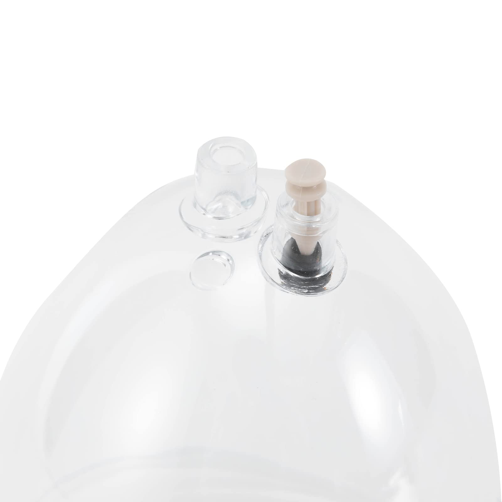 Machine d'augmentation de la poitrine avec écran d'affichage LED Appareil d'augmentation du sein Machine de levage de fesses Kit de thérapie par ventouses pour femmes, Blanc, 17 * 27 * 24cm