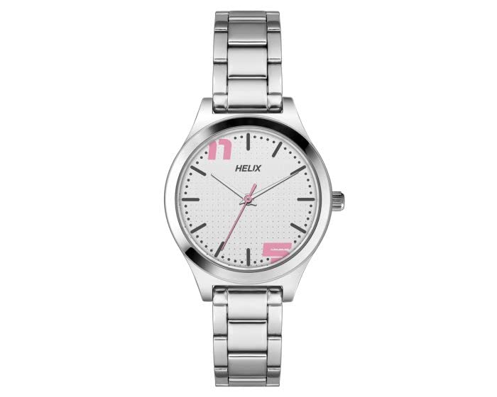 Helix Analog Silver Dial Womens Watch - TW049HL04 (B0BQY4MCMK) Amazon Price History, Amazon Price Tracker