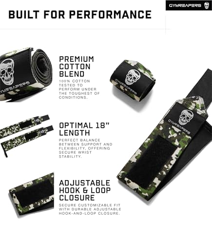 Gymreapers Weightlifting Wrist Wraps (Competition Grade) 18
