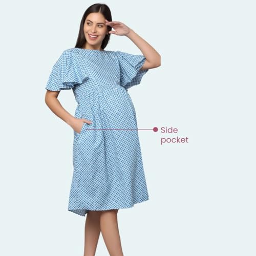 Image of Morph Maternity | Maternity Dresses for Women | Fits During Pregnancy & Post Pregnancy | Back Tie to Adjust