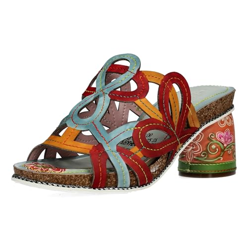 Mules en cuir Laura Vita Framboiseo 32 la quintessence du design féminin
