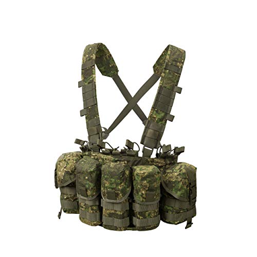 Chaleco táctico Chest Rig PenCott Wildwood Helikon-Tex ajustable