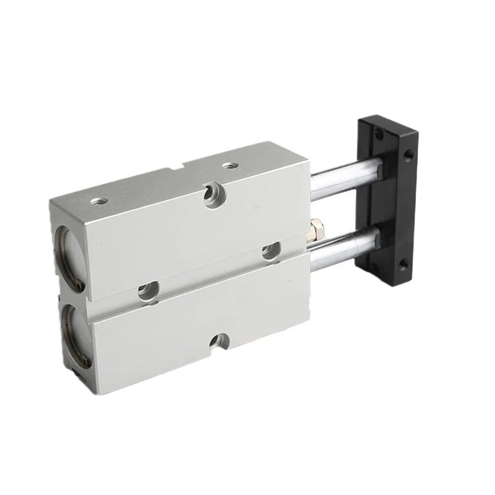 Vérin pneumatique double tige TN anti-torsion alu 32x60
