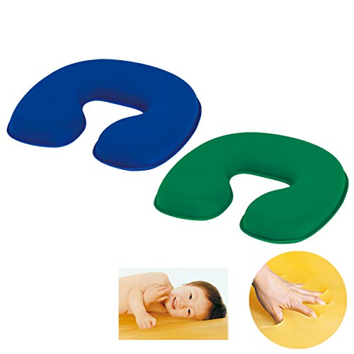 【高田ベッド 整体マクラ】 薄型ジェルフェイス ブルー A001-1847/TB-1355 【法人様限定】