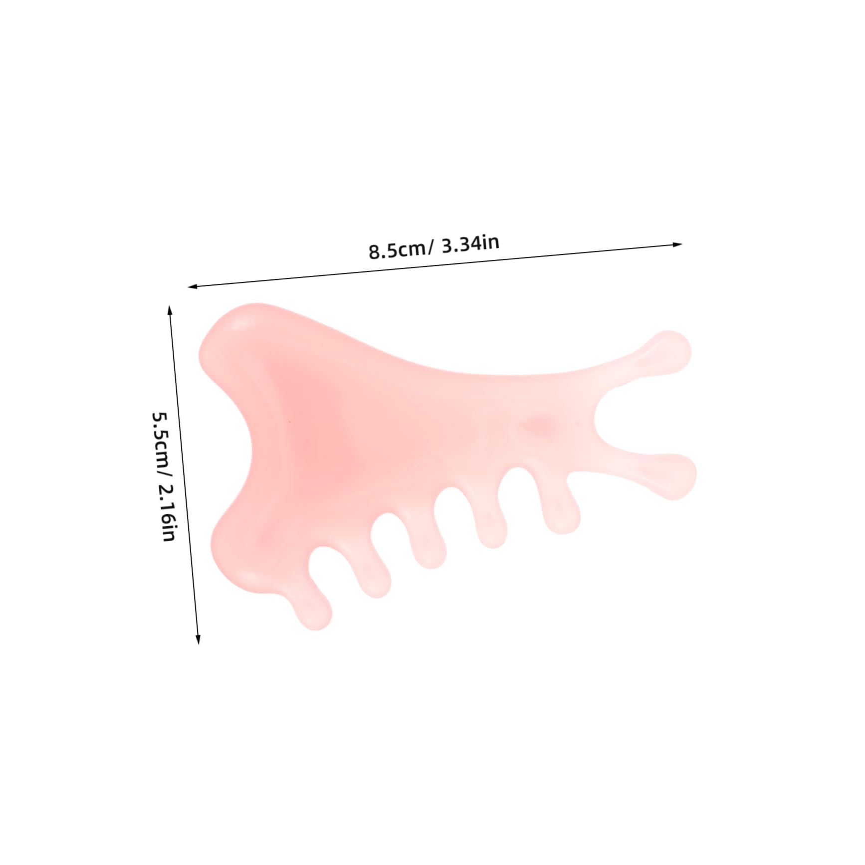 KOMBIUDA 2pcs Wide Tooth Massage Comb Scalp Portable Brush for Head Neck Eye Body Relaxation Men Relaxation