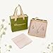 DAUMIER Jade Donut Green Jewelry Set Handmade Necklace Earrings S925 14K Gold Plated Jade Pendant Natural Hetian Jade Drop Jewelry Birthday Gift for Women