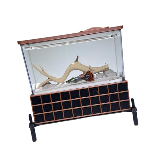 BreezeTrading ミニチュア水槽模型工芸品ミニシーン模型おもちゃドールハウスアクセサリー